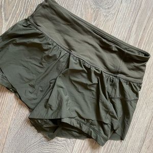 lululemon running shorts w liner